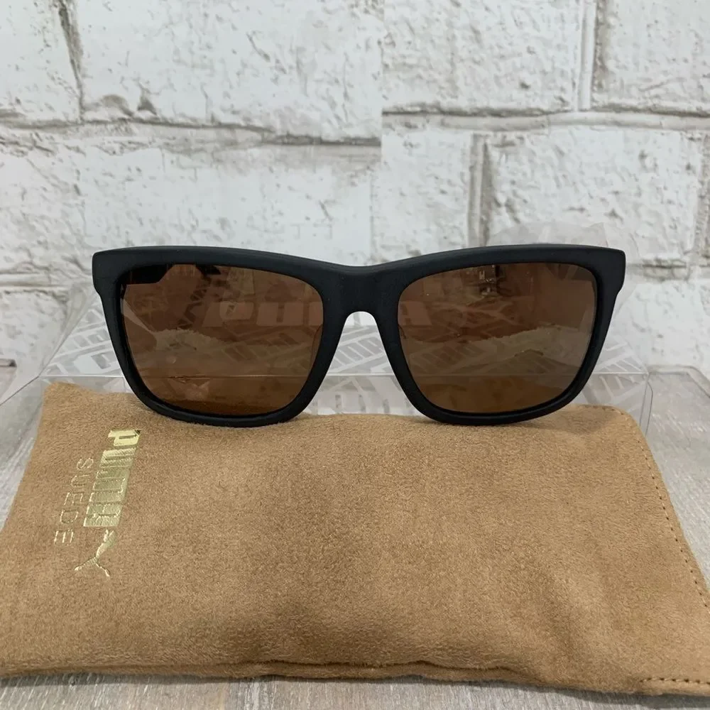 Puma Suede Square Sunglasses New